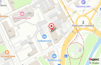 Шинный центр Колесо в Центральном районе на карте