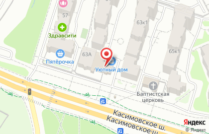 Сервисная компания Мой Комп на Касимовском шоссе на карте
