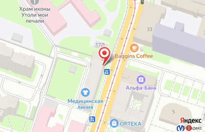 Студия депиляции Sahar & Vosk на улице Академика Лебедева на карте