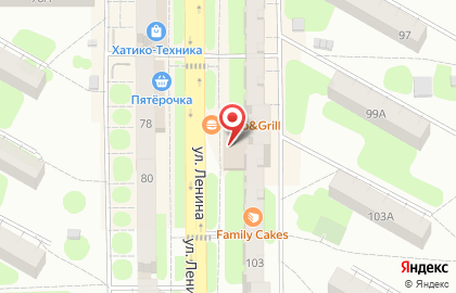 Магазин у дома Бристоль на улице Ленина на карте