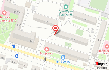 Центр дополнительного образования Реальная школа на улице Циолковского на карте