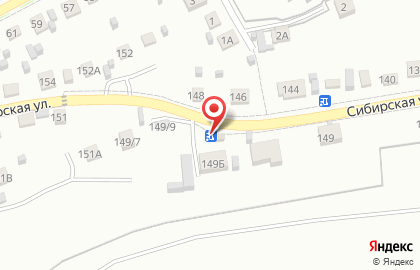 Магазин продуктов на Сибирской улице на карте