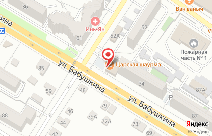 Банкомат СберБанк на улице Бабушкина, 34 на карте