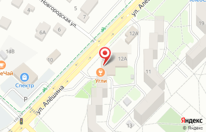 ТЦ Лидер в Ангарске на карте