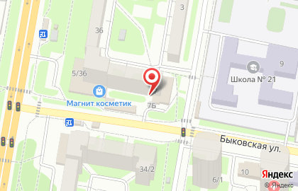 Мясной магазин на Быковской, 7 на карте