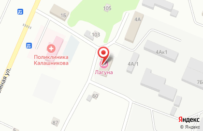Сауна Лагуна в Белово на карте