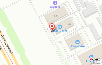 Официальный дилер LADA Лада-центр на улице Терешковой на карте