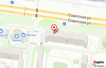 Магазин разливного пива Пивоман на Советской улице на карте