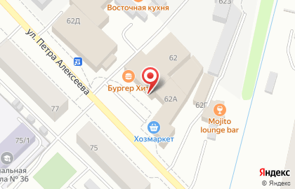 Кондитерская-пекарня Сладкие мечты на улице Петра Алексеева на карте