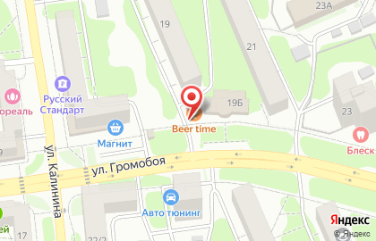 Магазин-бар разливного пива BEERtime на карте