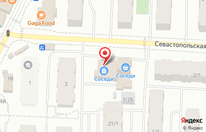 Силуэт на улице Курнатовского на карте