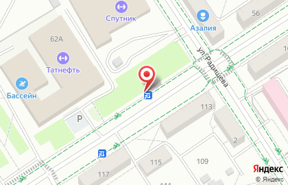 Кафе быстрого питания Красный восток на карте