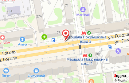 Кега на улице Гоголя на карте