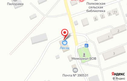 Продуктовый магазин Лесок на Колхозной улице, 21 на карте