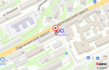 Похоронная компания Ритуал на Партизанском проспекте на карте