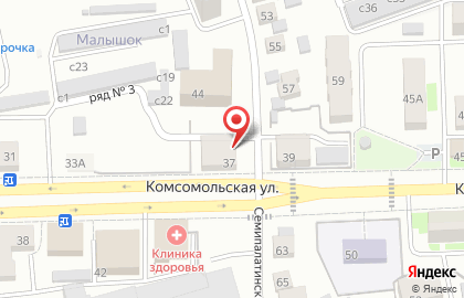 Магазин разливного пива Пивной прибой на Комсомольской на карте
