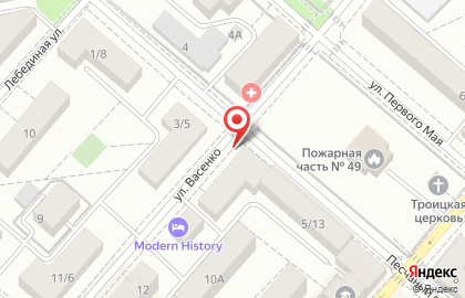 Центр культуры, кино и досуга Павловск в Песчаном переулке на карте