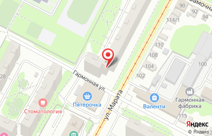 Салон красоты Лоранж в Пролетарском районе на карте