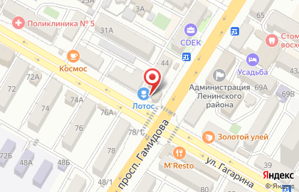 Микрофинансовая компания Экспресс Деньги в Советском районе на карте