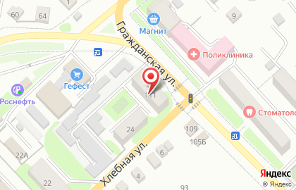Автомойка в Тамбове на карте