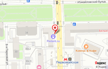 Чайхана Вкус востока в Измайловском проезде на карте