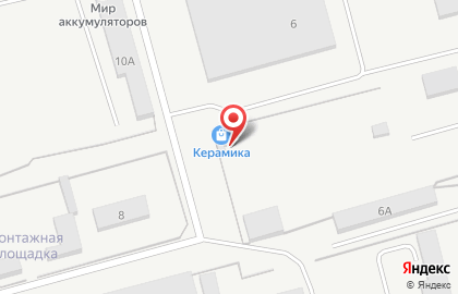 Торговый дом Керамика в Старом Осколе на карте