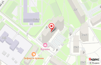 Сеть мужских парикмахерских Черная Кость в Западном Дегунино на карте