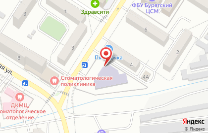 Киоск по продаже фруктов и овощей в Центральном районе на карте