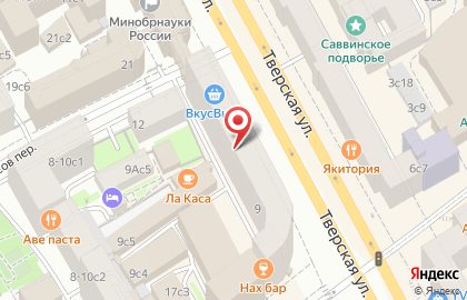 Ногтевая студия Forma на Тверской улице на карте