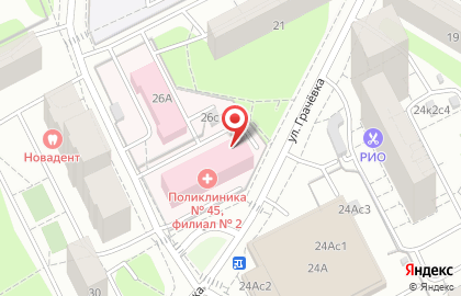 Поликлиника, Медико-санитарная часть №51 на Петрозаводской улице на карте