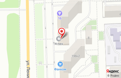 Фитнес-центр Атлетика на улице Ленина на карте