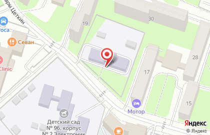 Детский сад №96 в Свердловском районе на карте