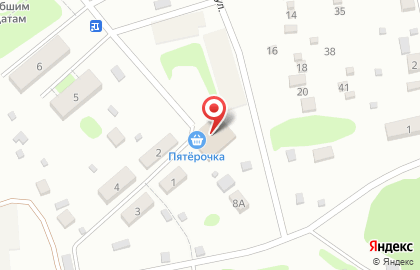 Супермаркет Пятёрочка в Москве на карте