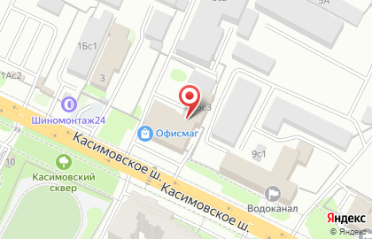 Автосервис в Рязани на карте