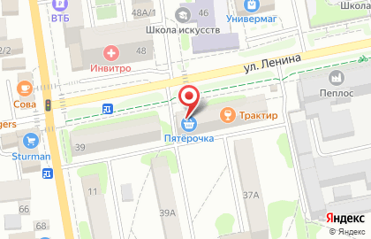 Коммерческий банк Пойдём! на улице Ленина на карте