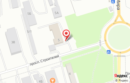 Магазин АвтоЭм на проспекте Строителей на карте