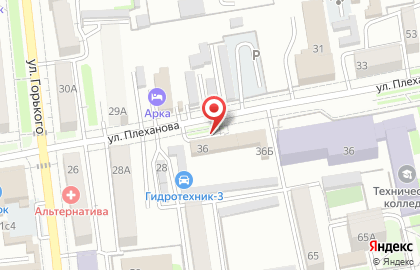 Автосервис Автодизель на улице Плеханова на карте