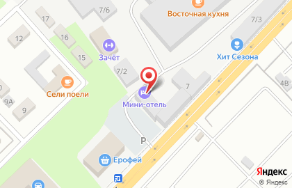 Листок в Берёзовском на карте