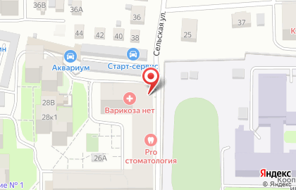 Студия йоги Рассвет на проспекте Максима Горького на карте