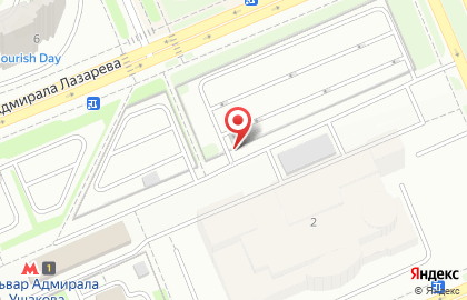 Сервисный центр Московский паркинг на бульваре Адмирала Ушакова на карте