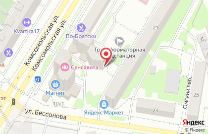 Водомат Водомир в Советском районе на карте