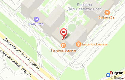 Центр паровых коктейлей Tangiers Lounge Vostok на карте