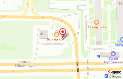 Шелл на Краснопутиловской улице на карте