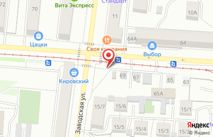 Киоск по продаже кондитерский изделий Сладкоежка на карте
