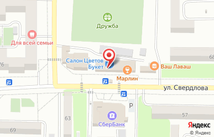 Аптека Экона на улице Свердлова на карте