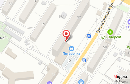 ЗАО Банкомат, МКБ Москомприватбанк на Октябрьской улице на карте