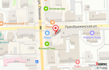Торгово-производственная компания Каменный Лев на Преображенской улице на карте