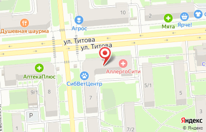 Мастерская в Новосибирске на карте