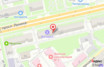 Хоум Кредит энд Финанс Банк на проспекте Ленина на карте
