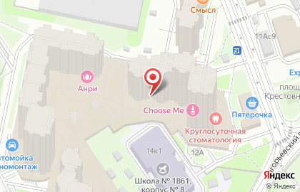 МК-Аптека в Восточном Бирюлево на карте